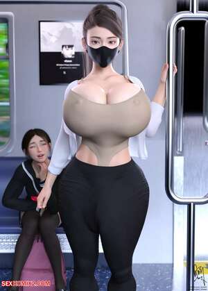 Porn comics Rei and Sakura. Commute. Viiseon