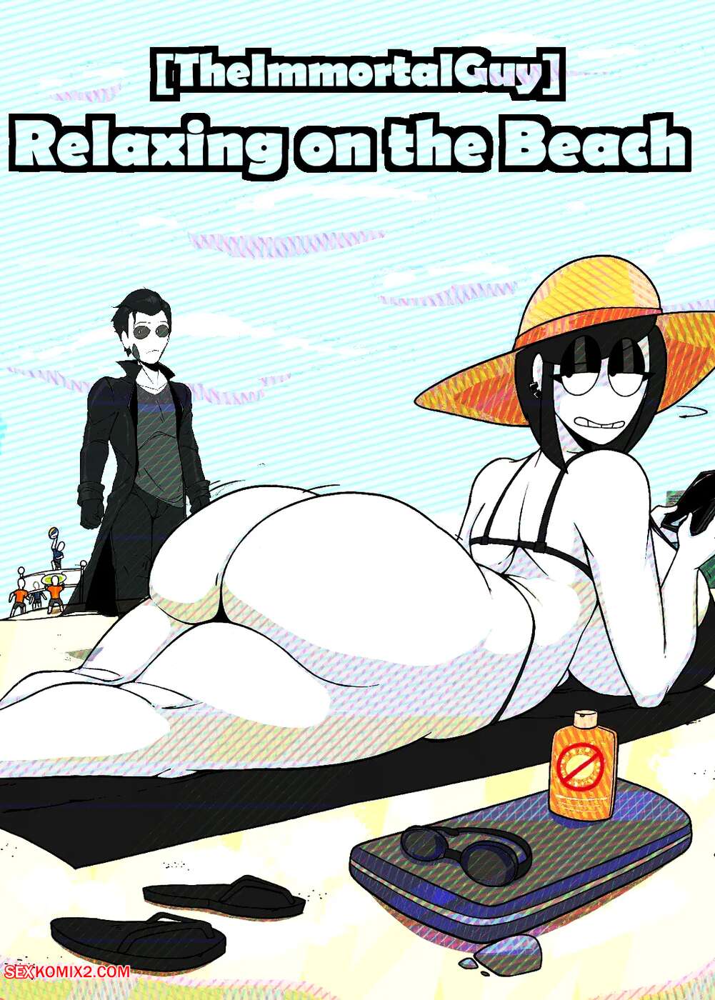 Porn comics Relaxing on the Beach. TheImmortalGuy
