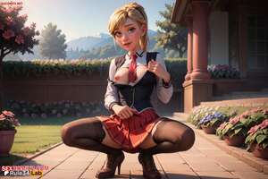 Porn comics Riley Andersen in a Bible Black Uniform. Rule34Lab