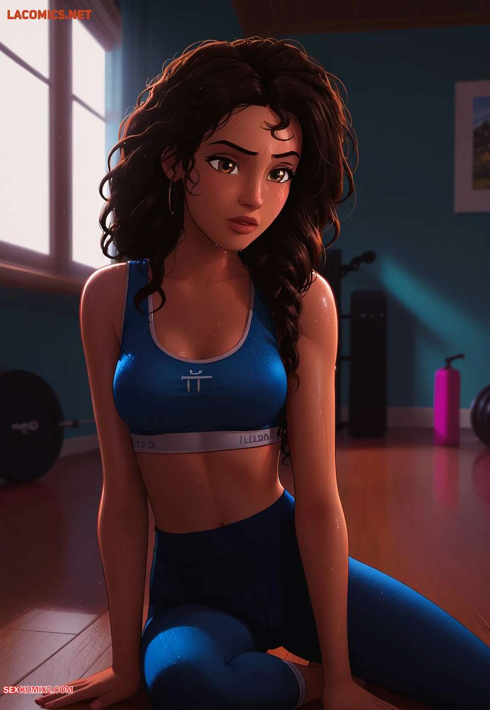 Porn comics Rio Morales Hits the Gym. LowFireStudios