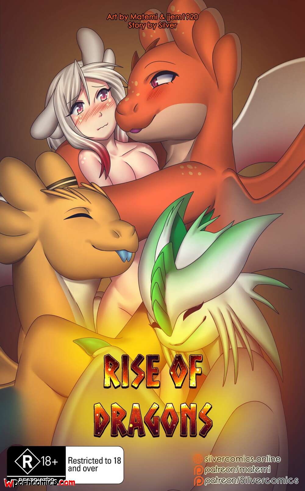 Porn comics Rise Of Dragons. Part 2. Matemi.