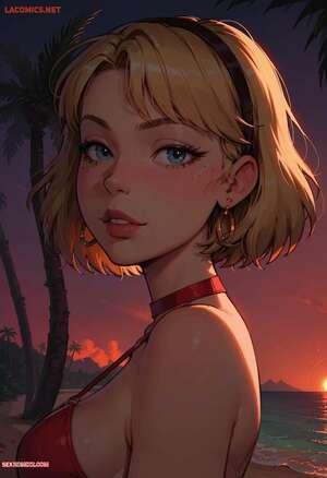Porn comics Rita Loud on the Beach. LowFireStudios