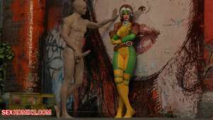 Porn comics Rogue. XMen. Softsign.