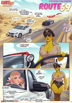 Porn comics Route 69. Female. Chapter 1. Rino99.