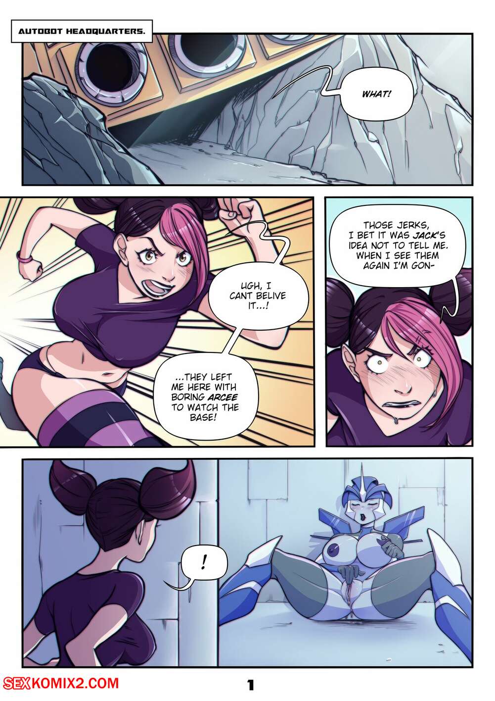 Porn comics Running Late. Transformers