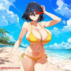 Porn comics Ryuuko Gets All The BBC. Oppai Love