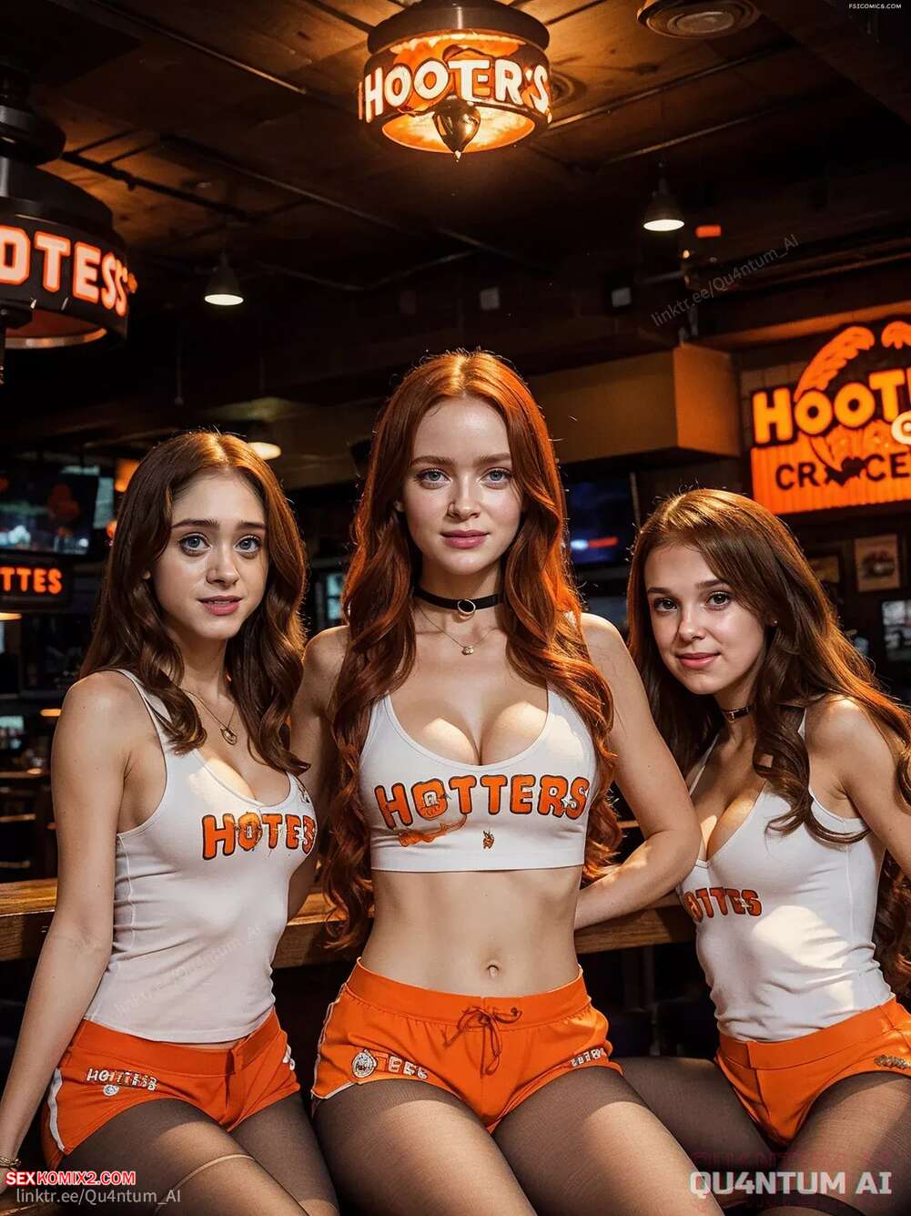 Porn comics Sadie Sink, Natalia Dyer, Millie Bobby Brown. QuantumAI
