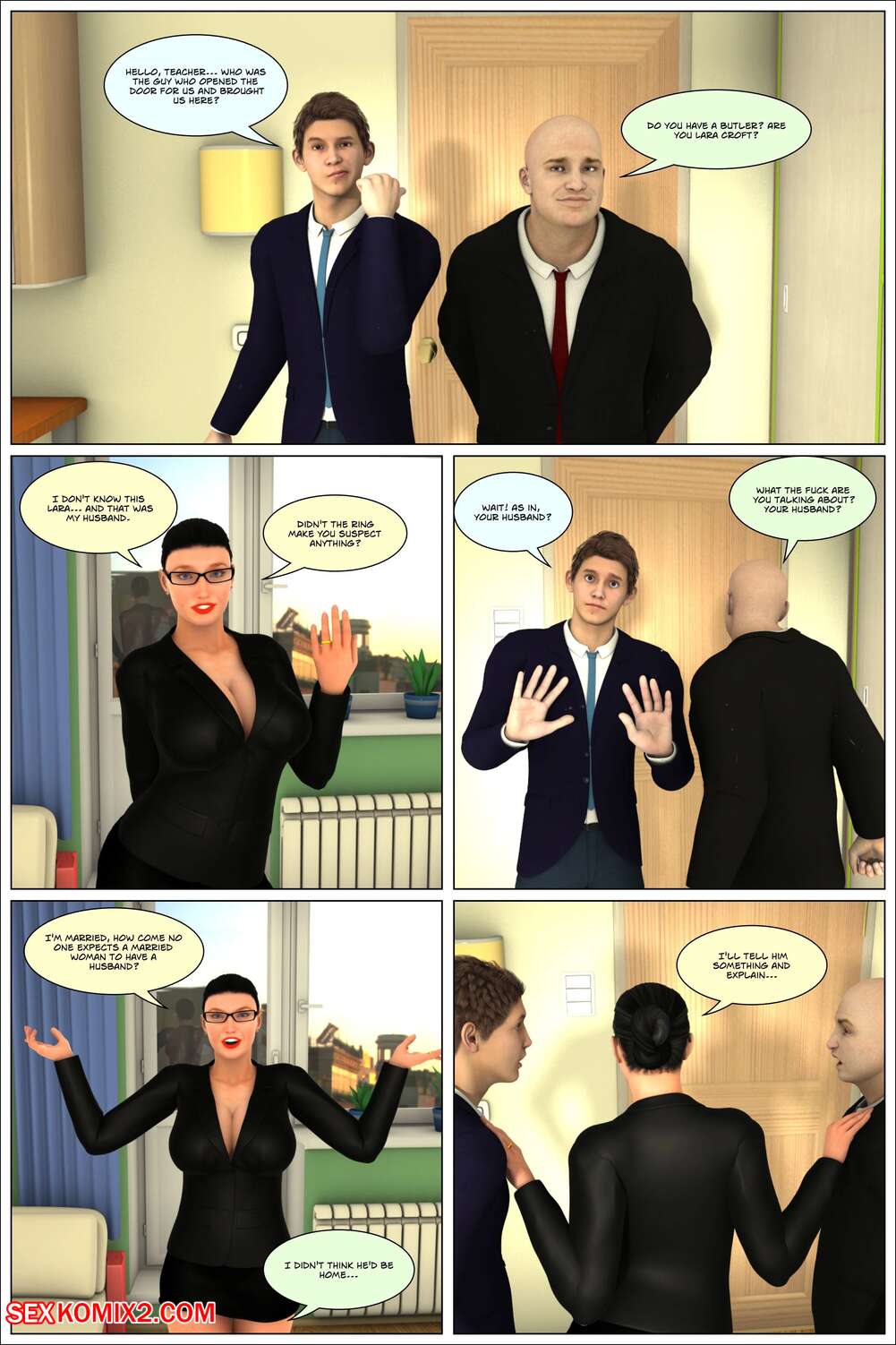 Porn comics Samantha. Home Visit. Chapter 8. Giginho.