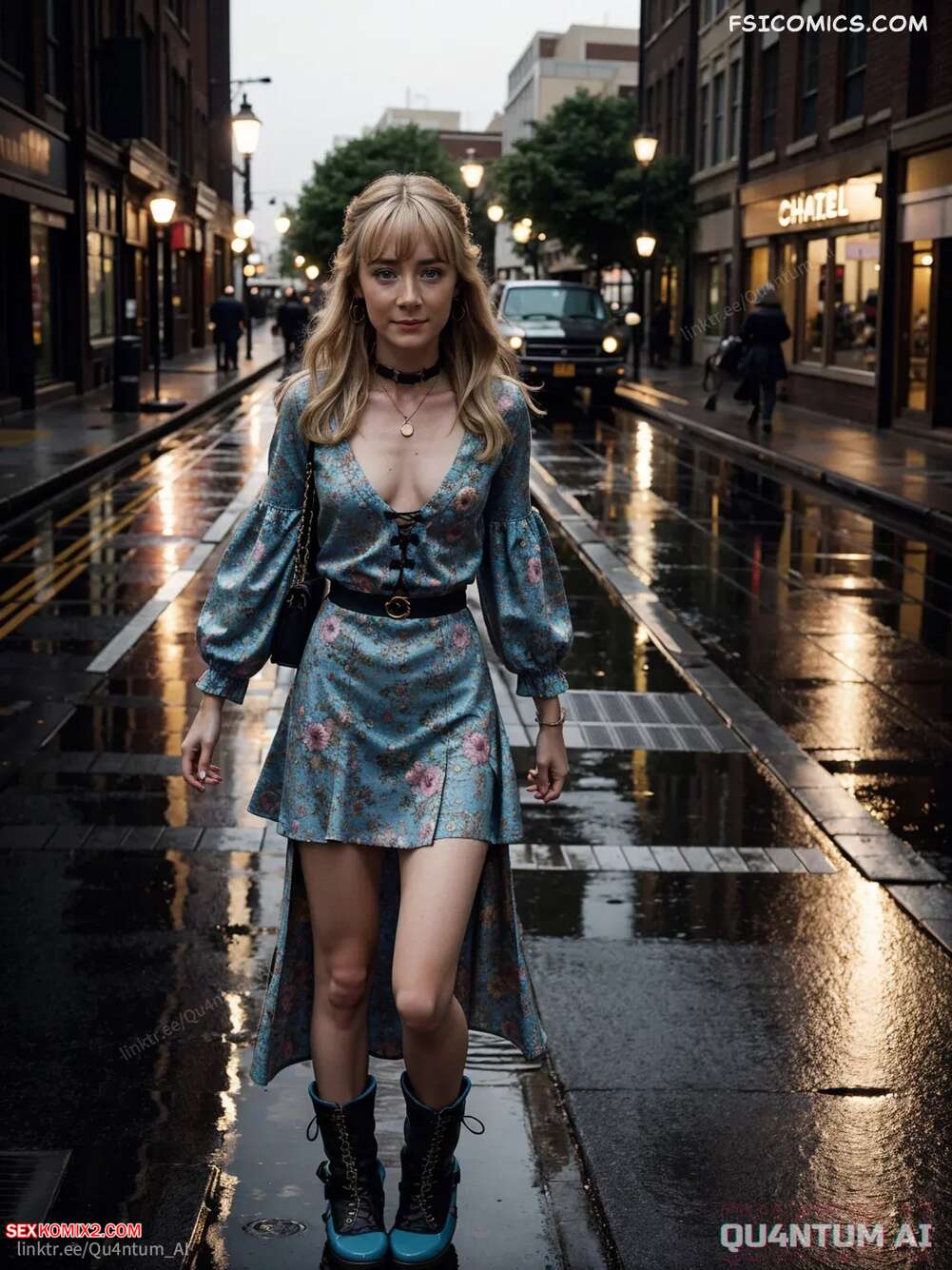 Porn comics Saoirse Ronan. 70s Girl. QuantumAI