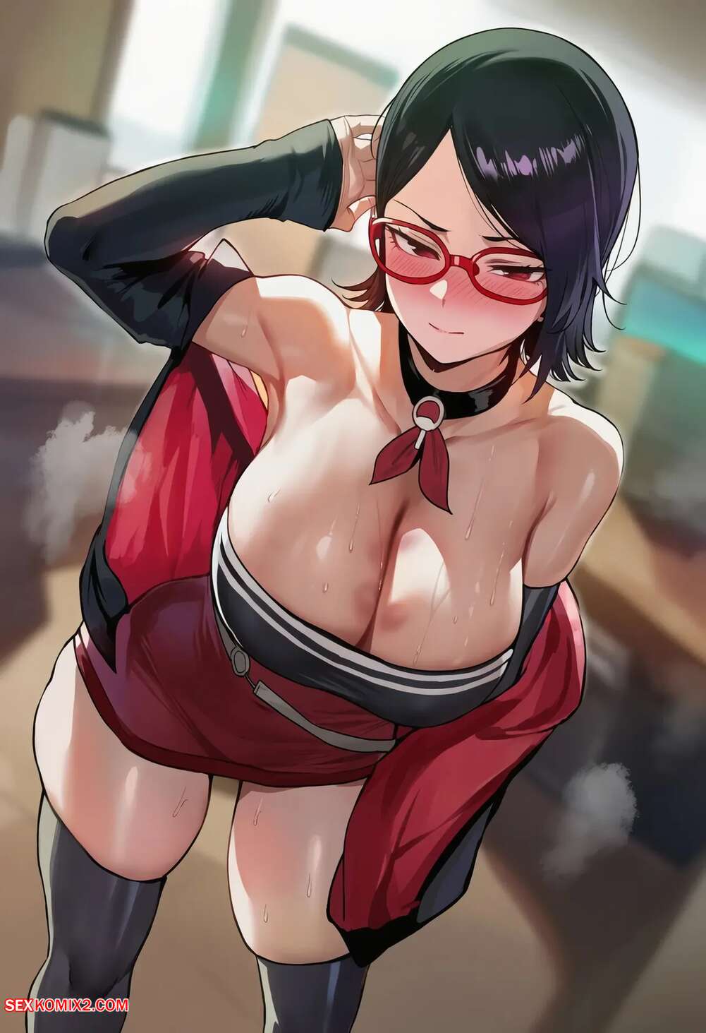 Porn comics Sarada x Naruto. THxxx59