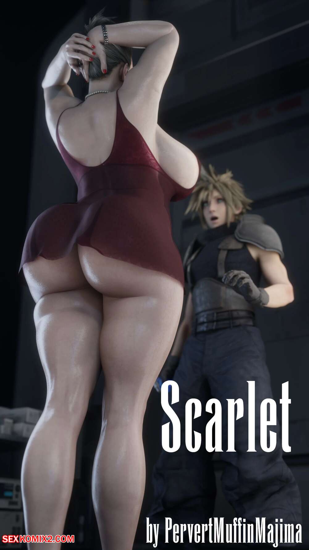 Porn comics Scarlet. Chapter 1. Final Fantasy VII. PervertMuffinMajima.