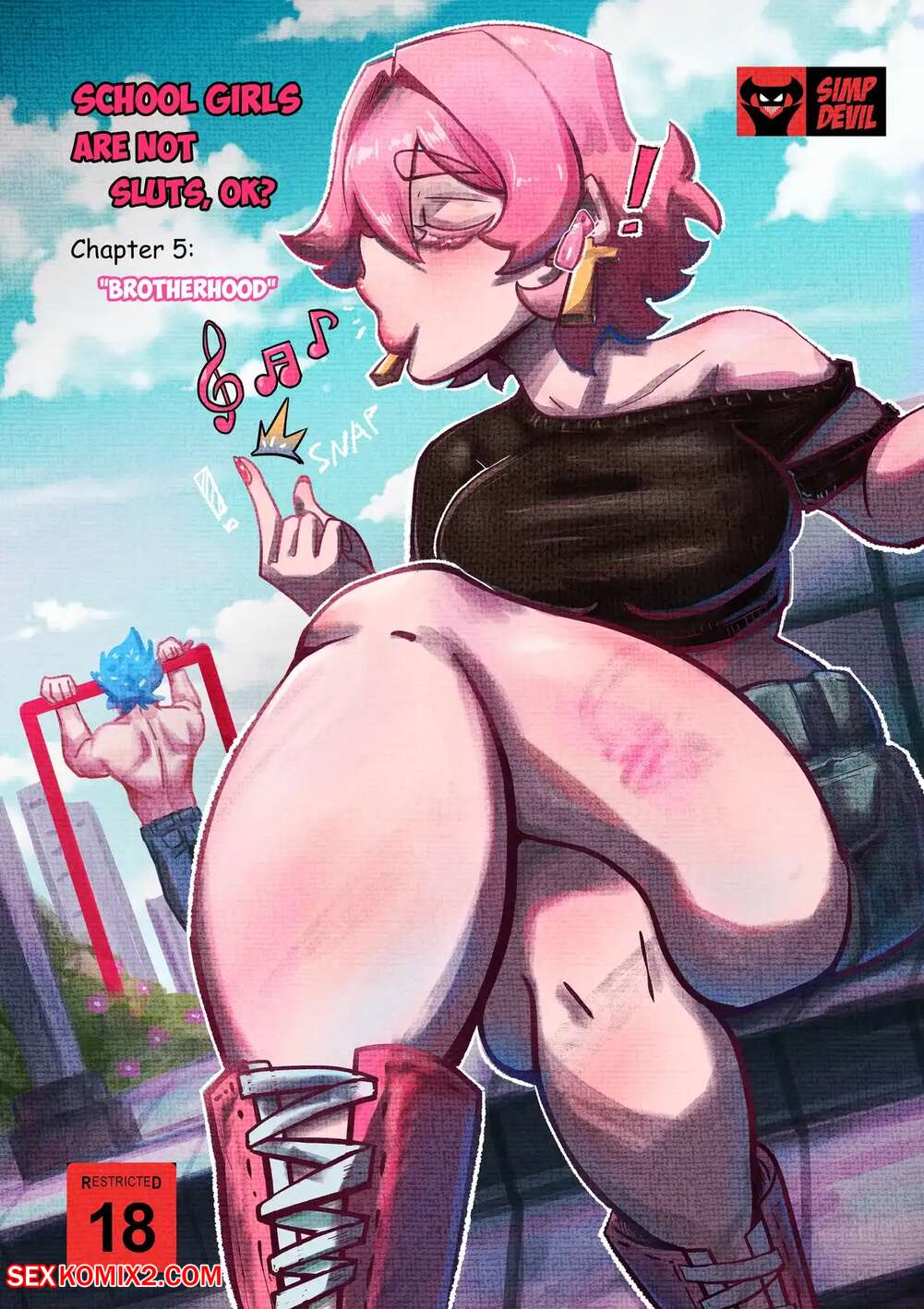 Porn comics School girls are not sluts, OK. Chapter 5. Simp Devil