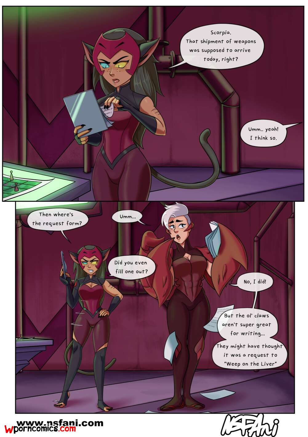 Porn comics Scratching the Itch. NSFAni