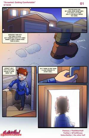 Porn comics Scrawled. Getting Comfortable. TheOtherHalf