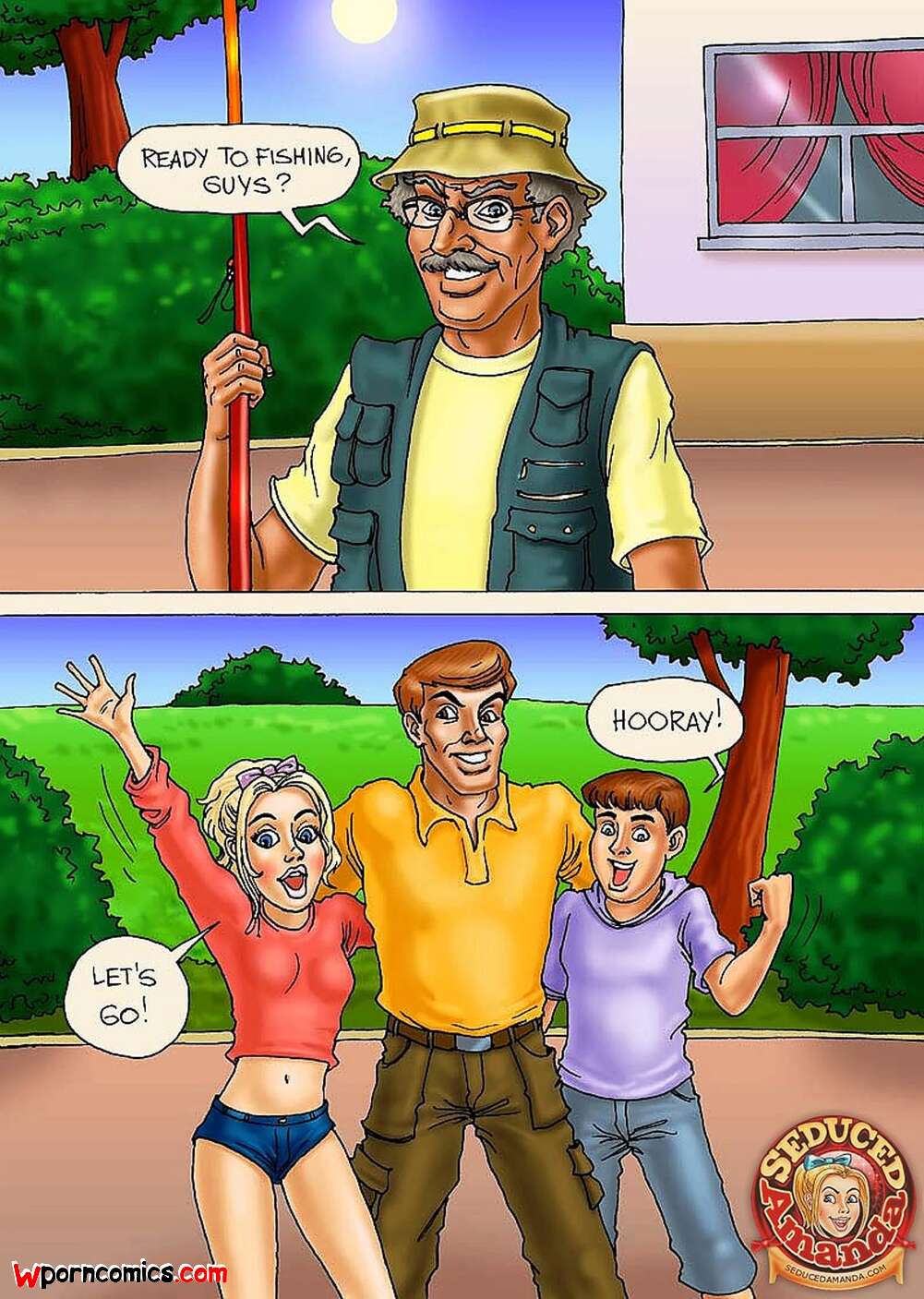 Porn comics Seduced Amanda. Seduced Amanda. A Lovely Fishing