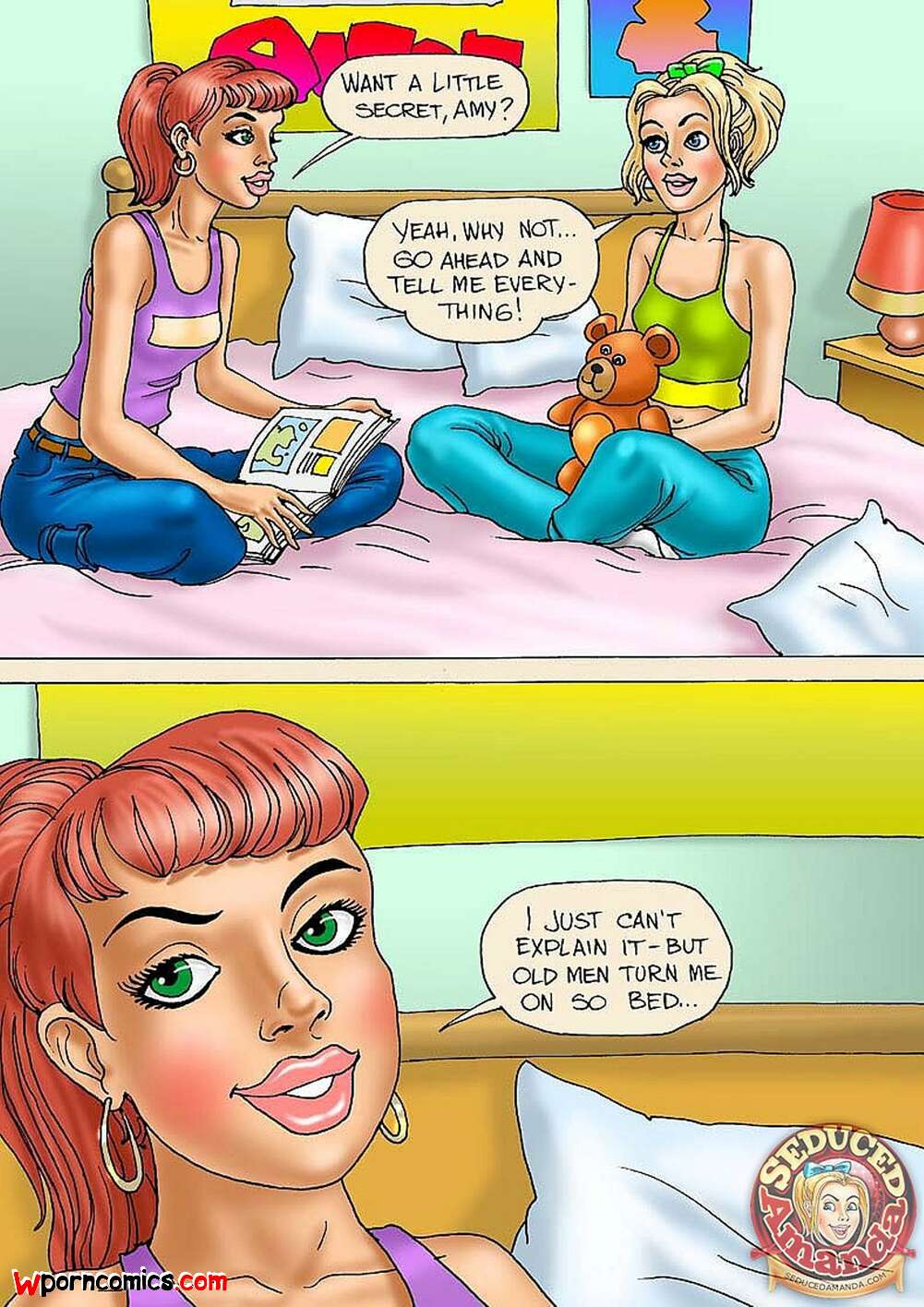 Porn comics Seduced Amanda. Seduced Amanda. Grandpa Does His Best