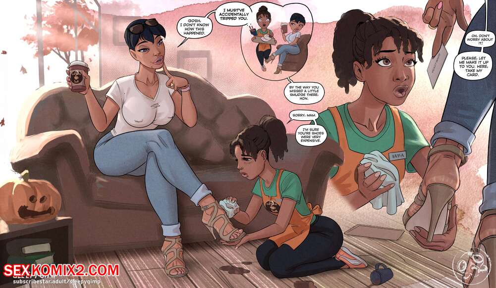 Porn comics Seduced Barista. Chapter 1. Sleepy Gimp.