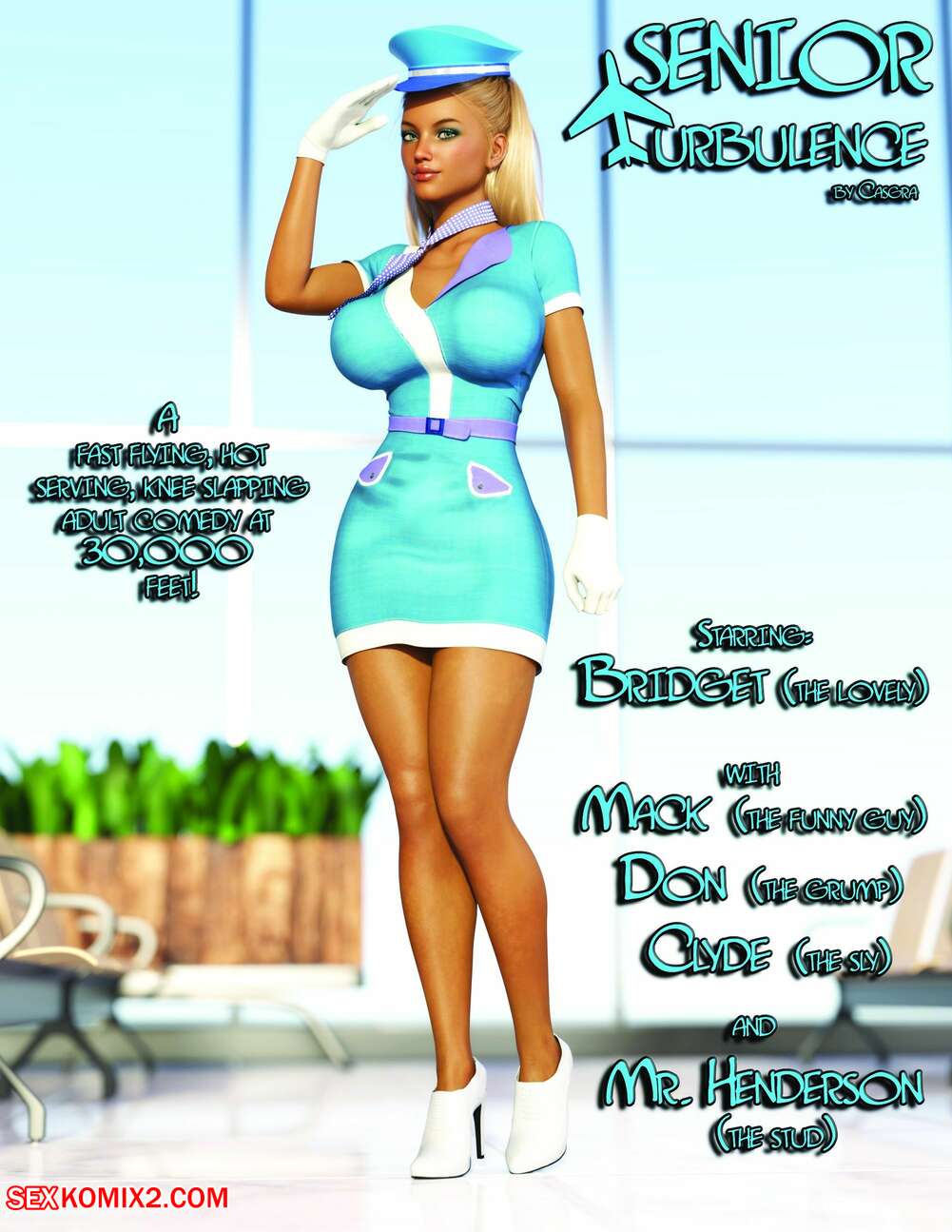 Porn comics Senior Turbulence. Casgra.