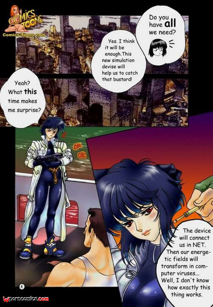 Porn comics Sex in the Shell. Chapter 1. Ghost in the Shell. Comics Toons.