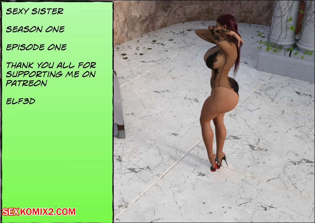 Porn comics Sexy Sister. Episode 1. ELF3D
