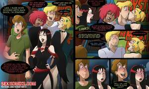 Porn comics Shaggy and Fred party with the Hex girls. Scooby Doo. Hermit Moth.
