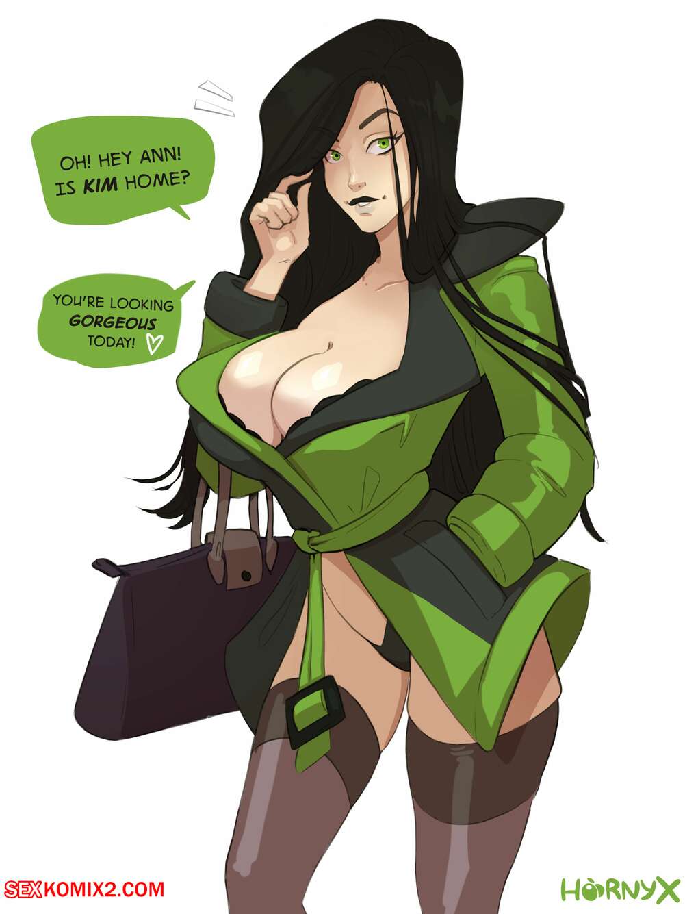 Porn comics Shego and Ann Possible. Chapter 1. Kim Possible. Hornyx.