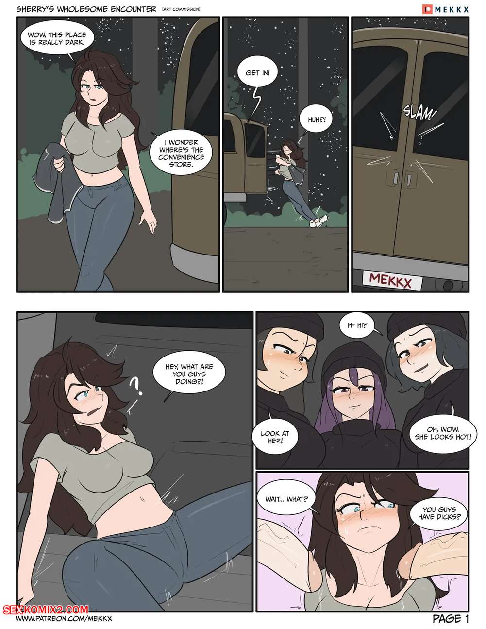 Porn comics Sherrys Wholesome Encounter. Mekkx