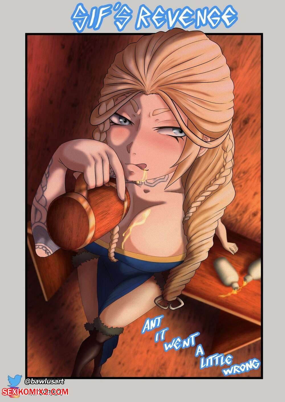 Porn comics Sifs Revenge. God of War. Bawlusart