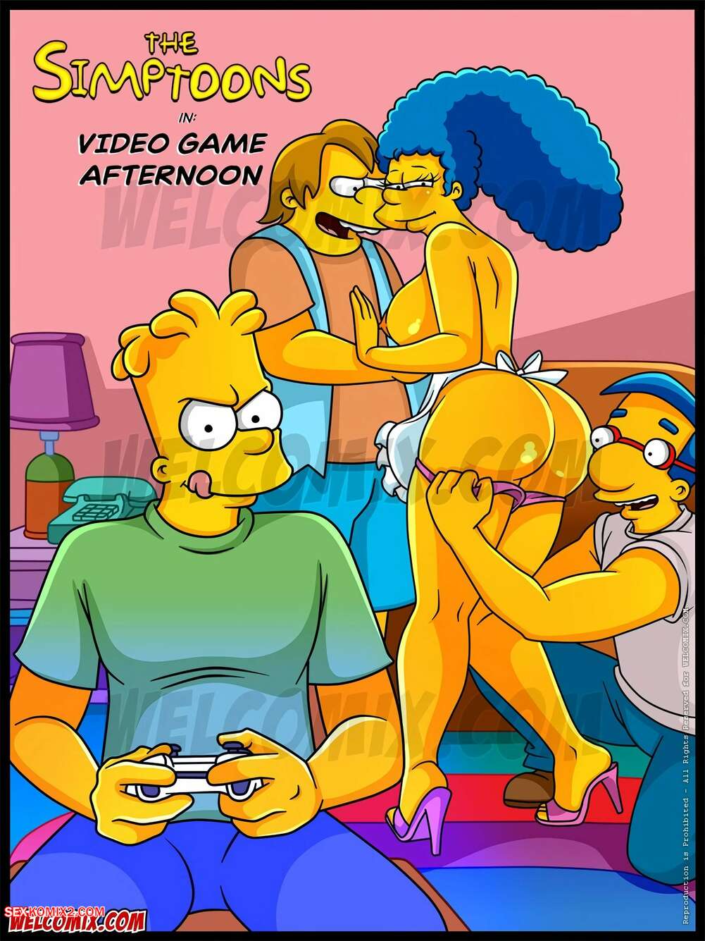 Porn comics Simpsons. Chapter 45. Os Simptoons. WC TF