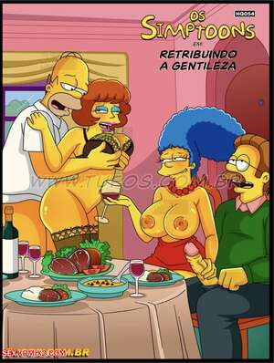 Porn comics Simpsons. Chapter 54. Os Simptoons. WC TF
