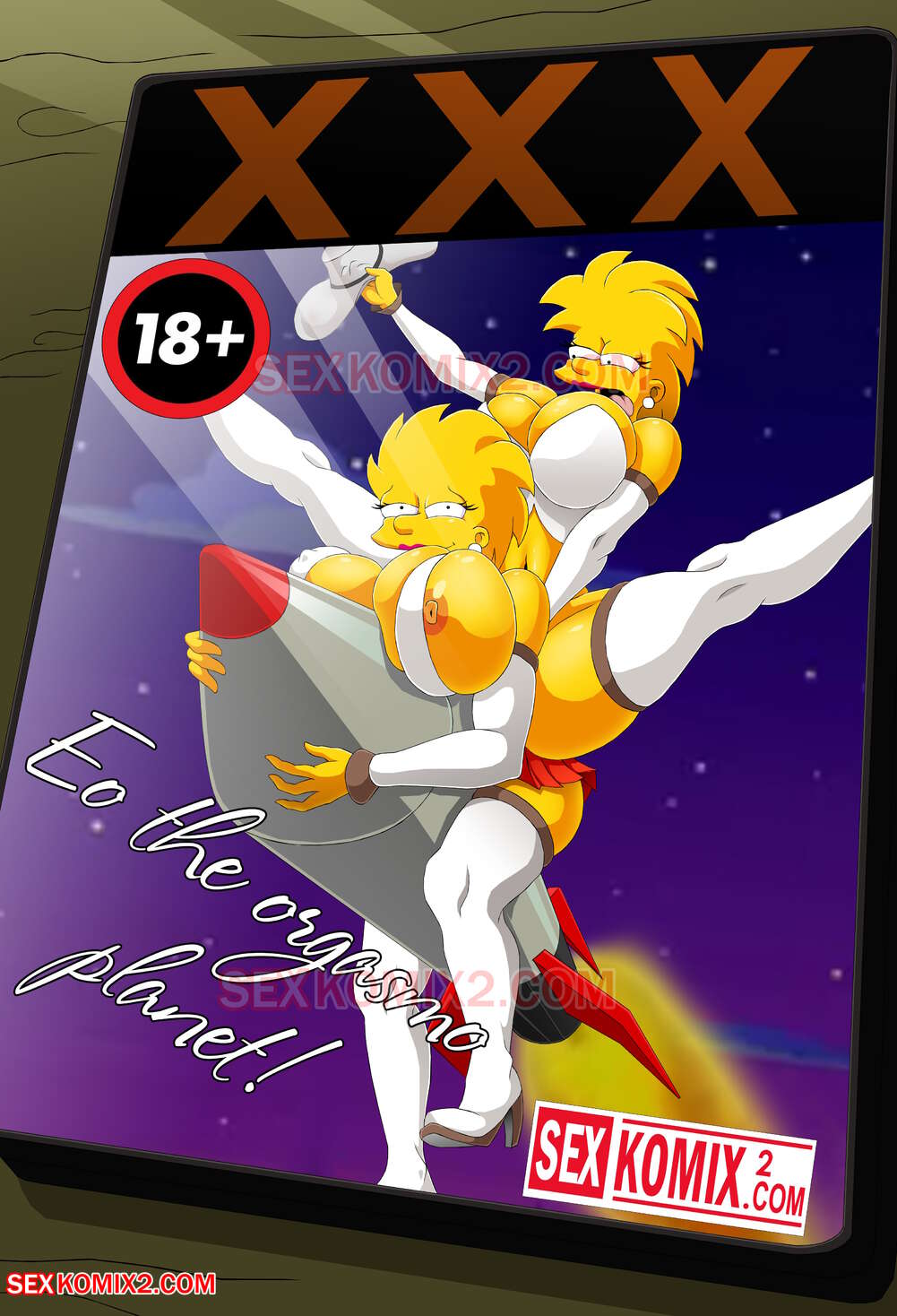 Porn comics Simpsons. To the planet Orgasmo. by sexkomix2.com.