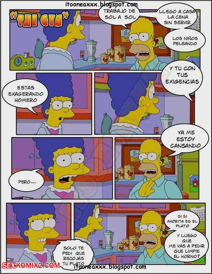 Porn comics Simpsons Comics. IToonEAXXX. Chapter 6. The Gym