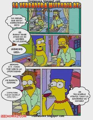 Porn comics Simpsons Comics. IToonEAXXX. Chapter 9. El Diablo No Usa Nada