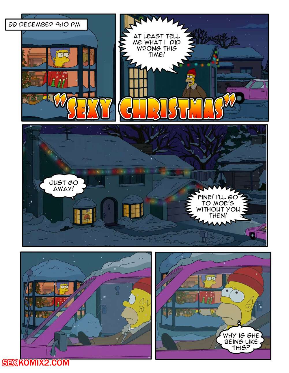 Porn comics Simpsons Comics. Navidad 3. IToonEAXXX.