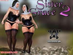 Porn comics Sister Grace. Chapter 2. Crazy Dad 3D