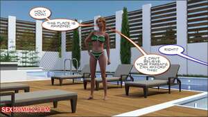 Porn comics Sizzling Summer Sisters. TGTrinity.