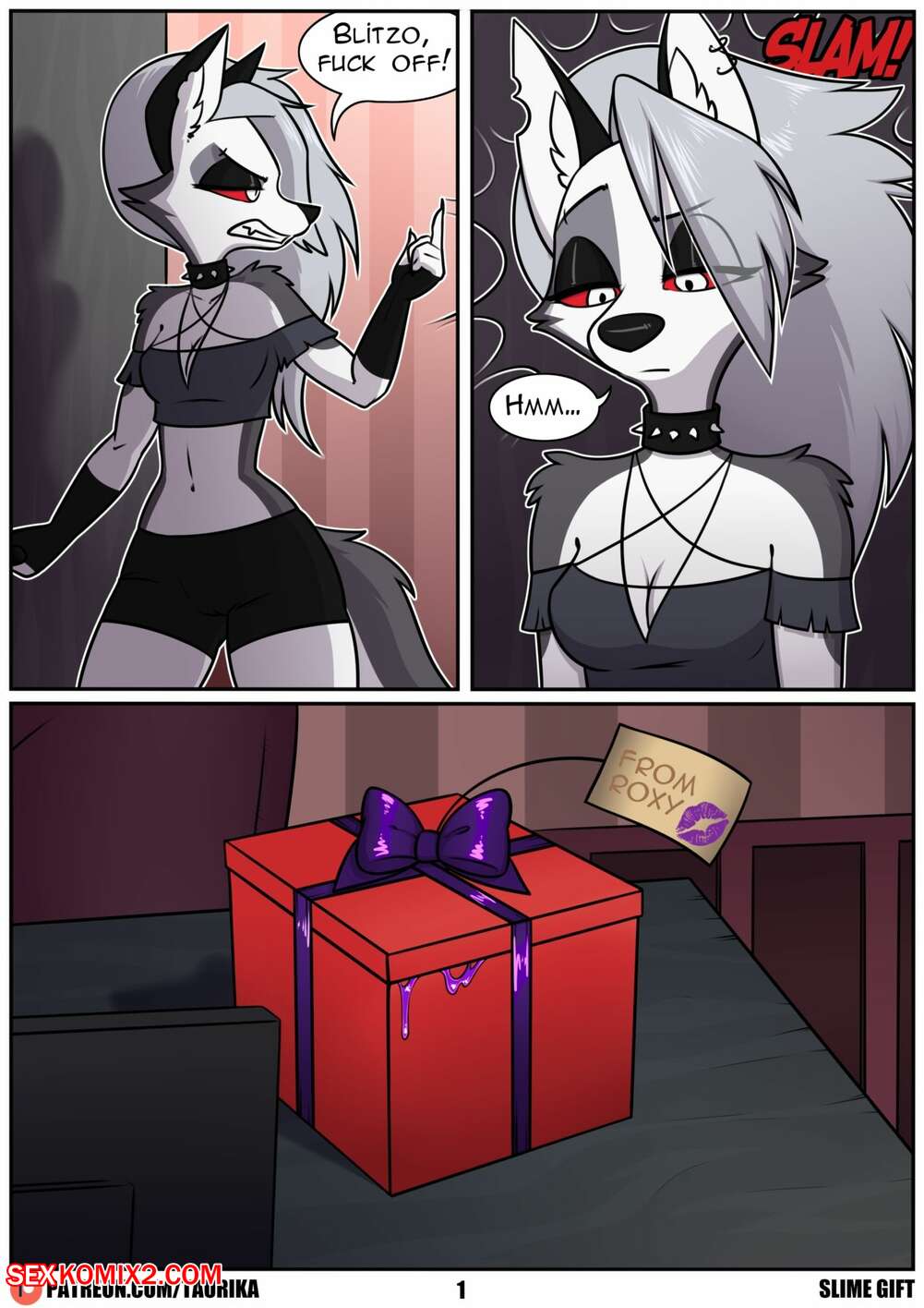 Porn comics Slime Gift. Taurika