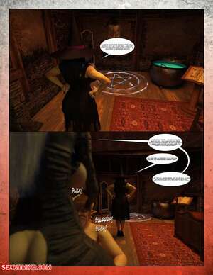 Porn comics Spell. Chapter 4. Moiarte3D.