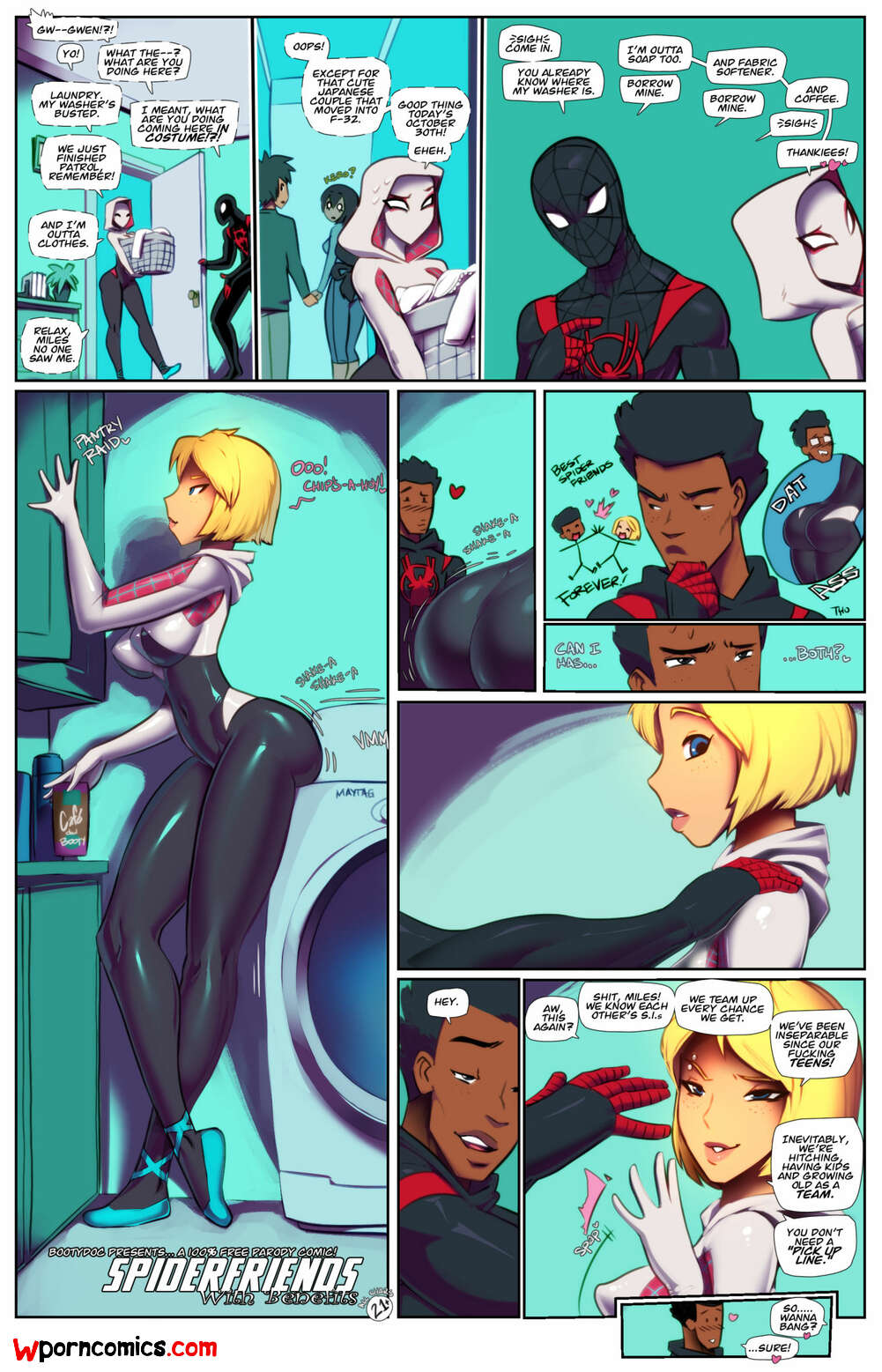 Porn comics Spiderfriends With Benefits. Fred Perry