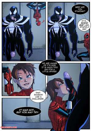 Porn comics Spidergirl x Venom. Spider Man. Wacum