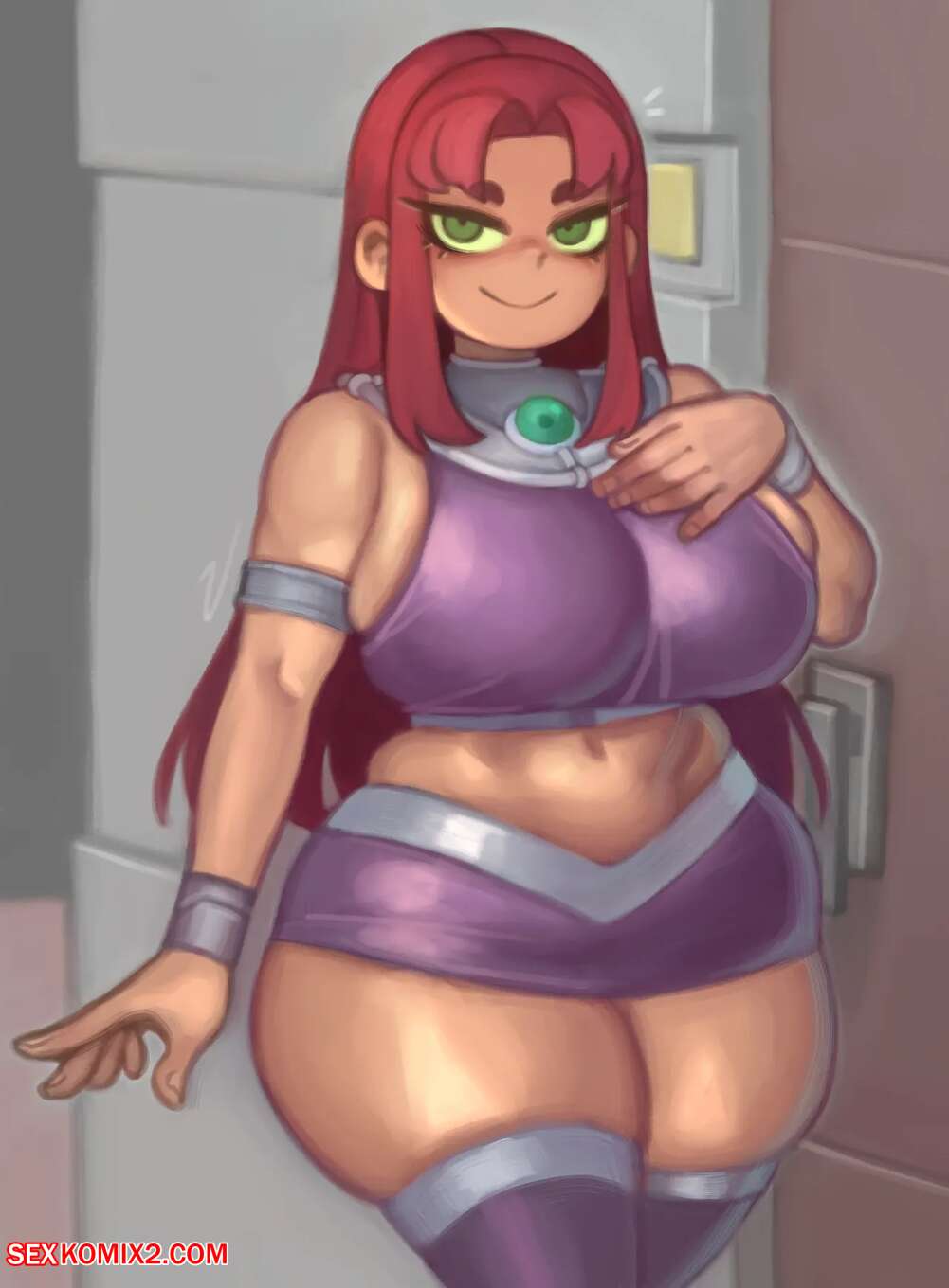 Porn comics Starfire. Teen Titans. Kelvin Hiu