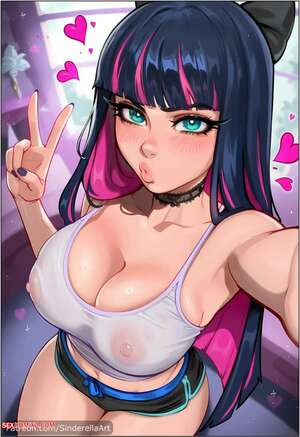 Porn comics Stocking. Panty and Stocking with Garterbelt. SinderellaAI