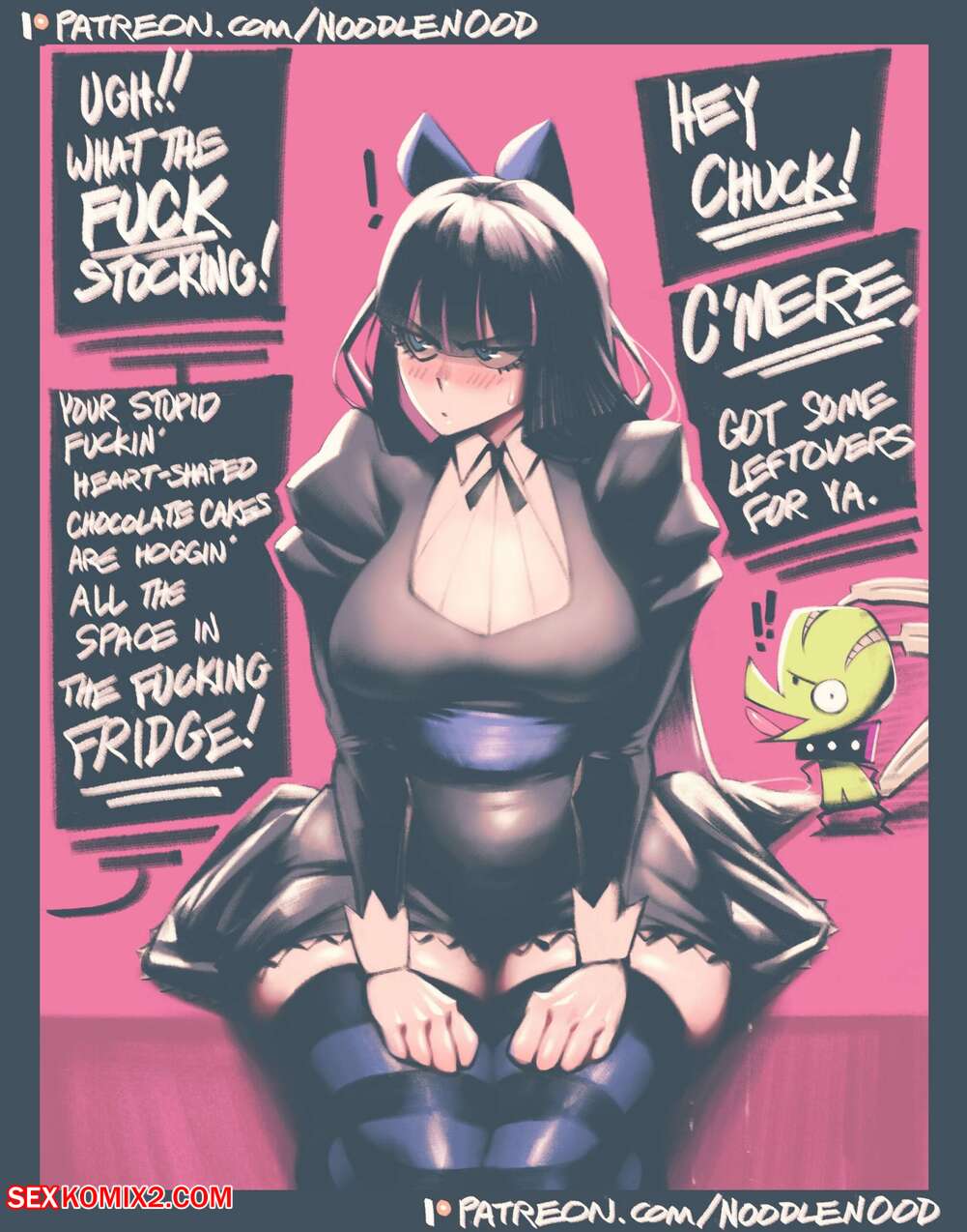 Porn comics Stocking Set. Noodlenood.