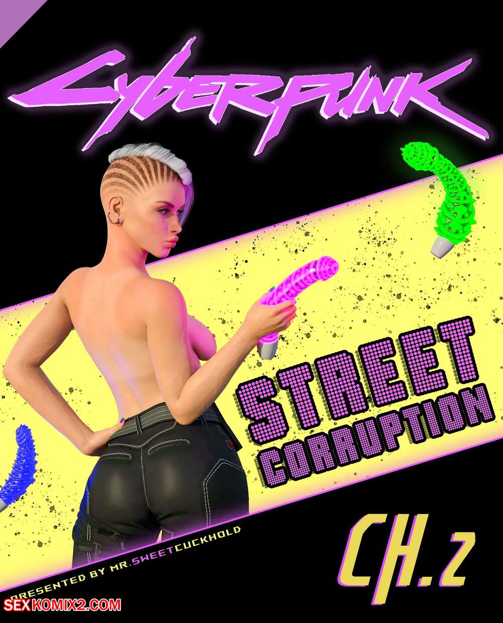 Porn comics Street Corruption. Chapter 2. Cyberpunk 2077. Mr.SweetCuckhold.
