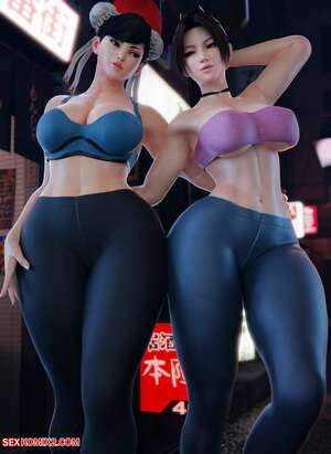 Porn comics Street Fighter. Chun Li and Mai Shiranui. PervertMuffinMajima