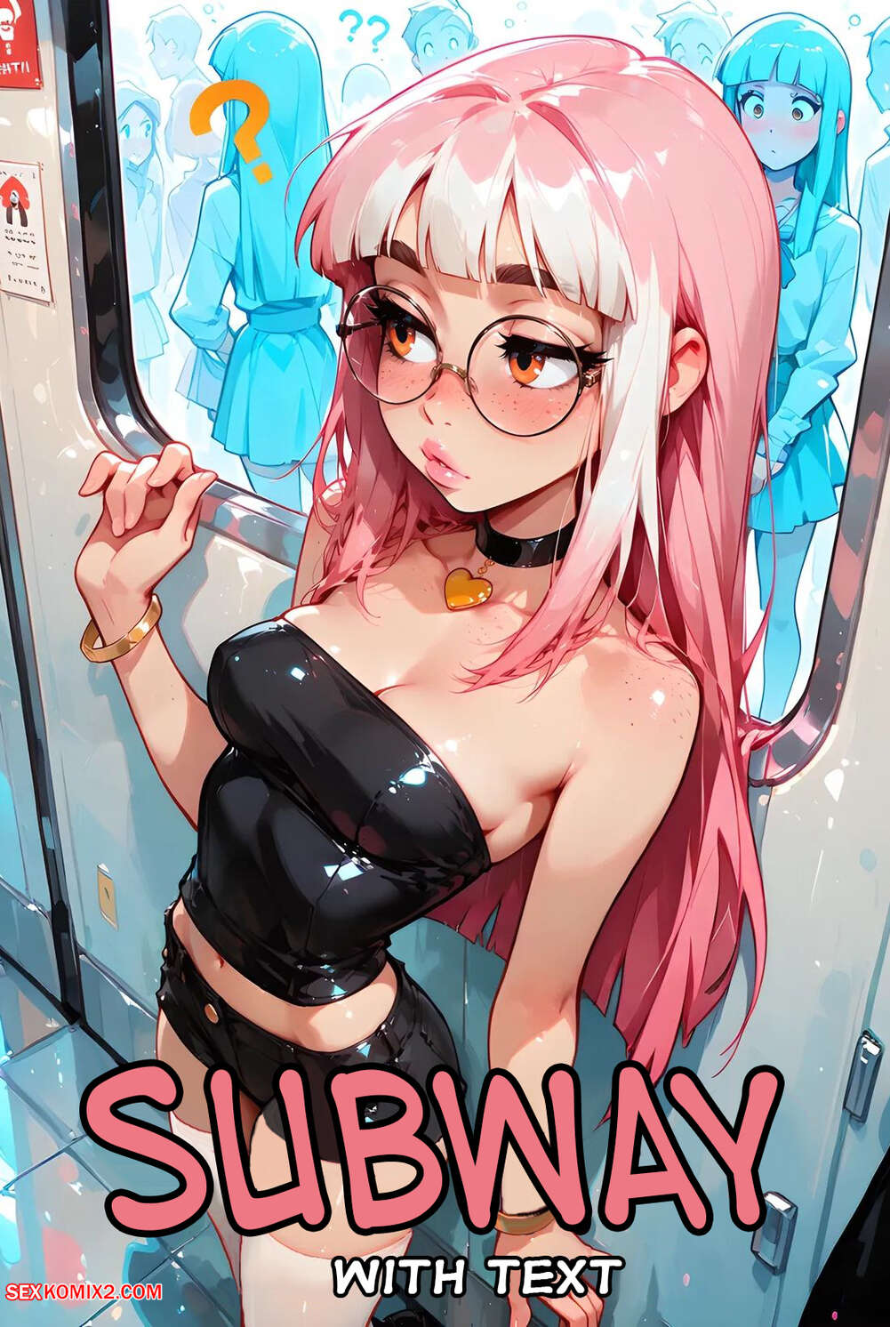 Porn comics Subway. Exclusive with text. ZloyMF