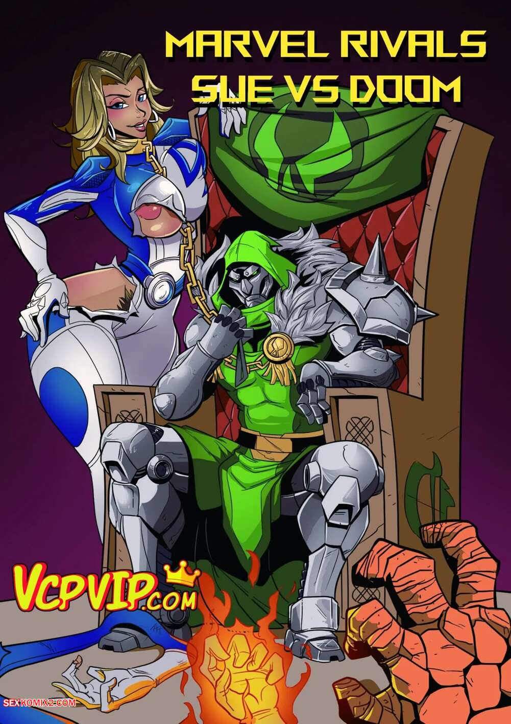 Porn comics Sue vs Doom. Marvel Rivals. VcpVip