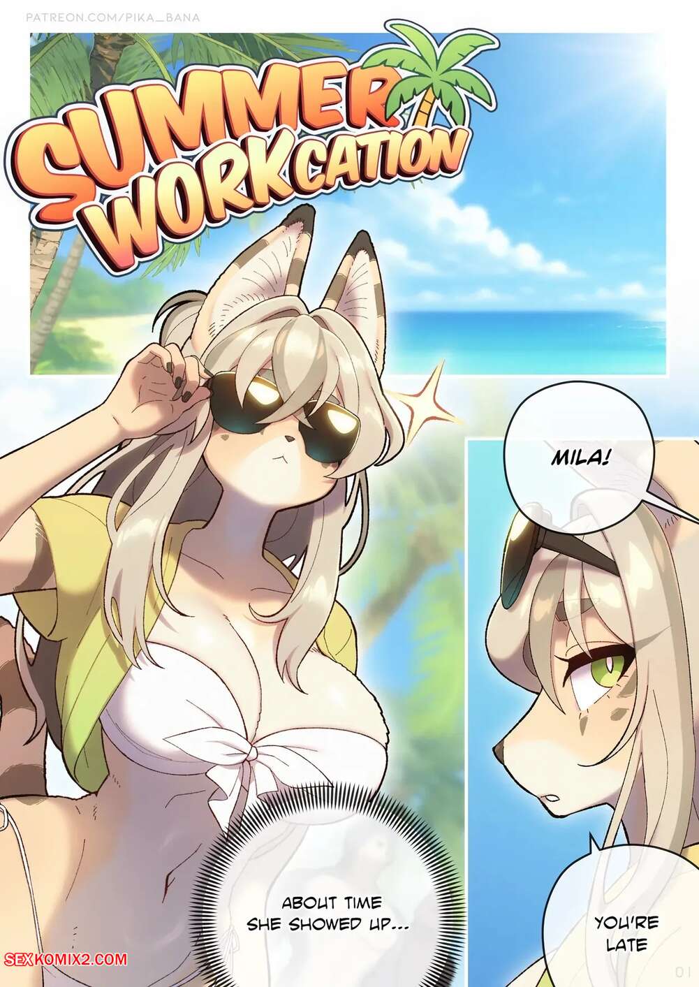 Porn comics Summer Workcation. Strong Bana