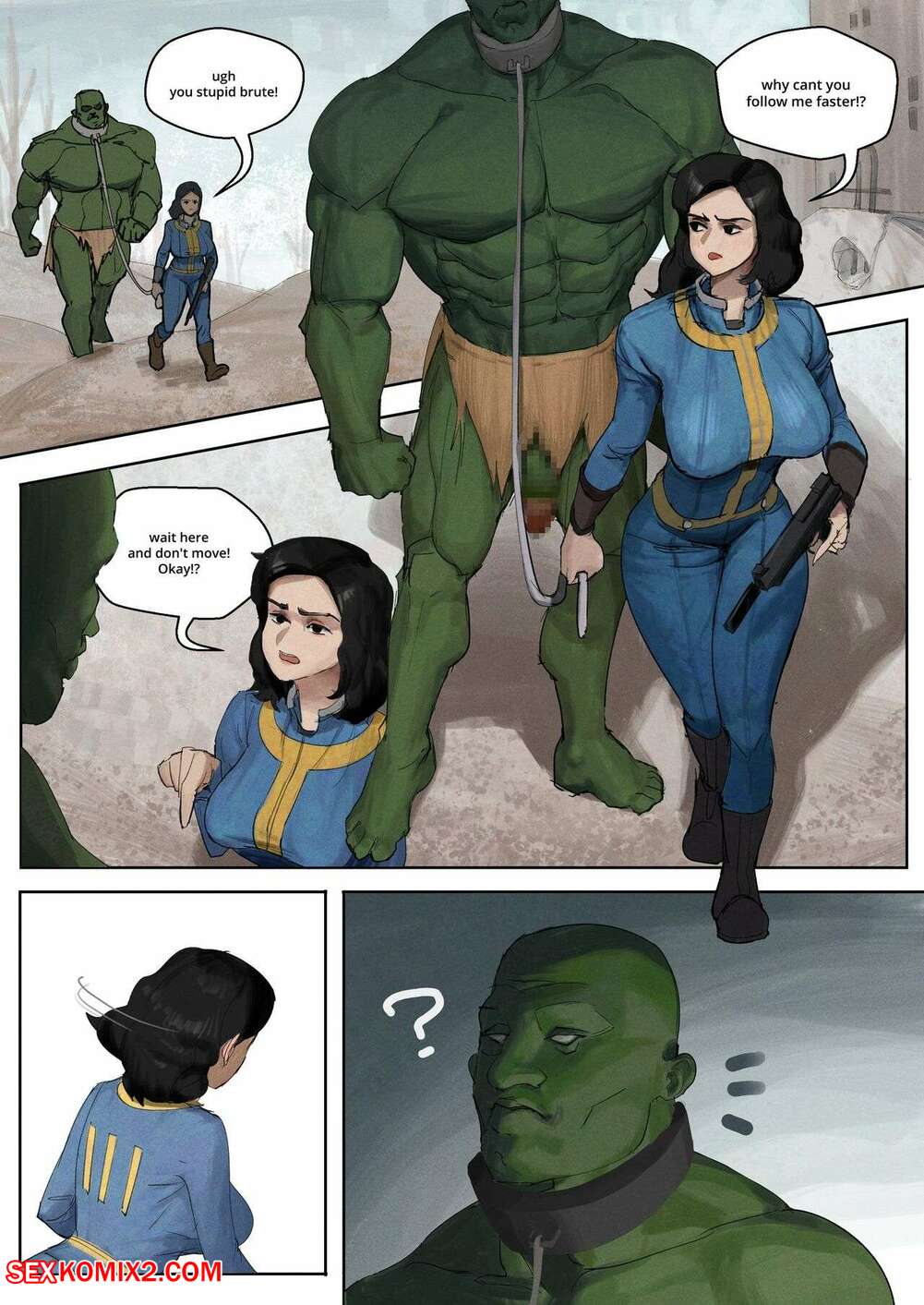 Porn comics Super hung. mutants. Wjs07