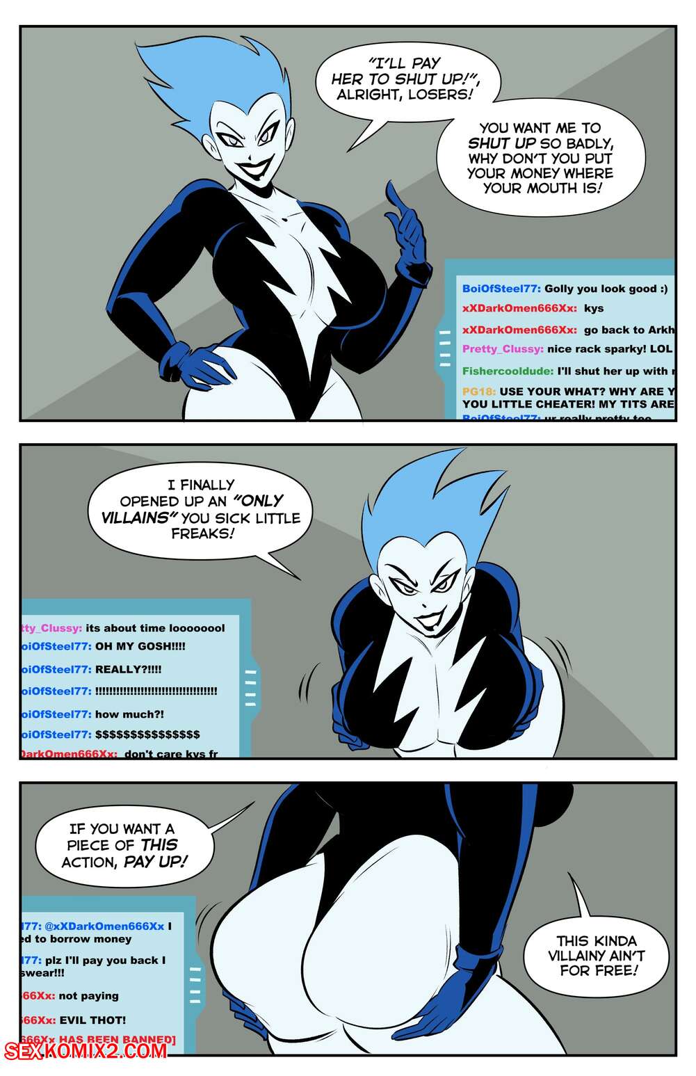 Porn comics Super Sons Shocking. Chapter 1. Superman. Glassfish.